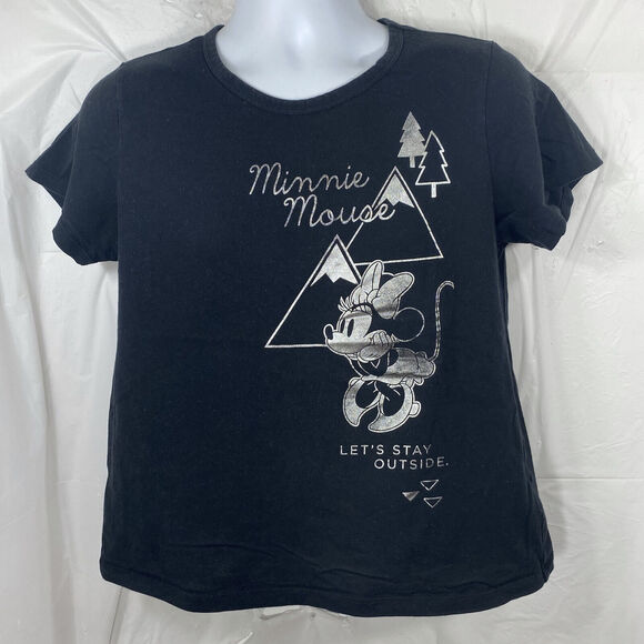 Uniqlo Tops - UNIQLO x Disney Women’s Medium Minnie Mouse "Let's Stay Outside" Graphic T Shirt